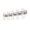 Z-Lite Lawson 5 Light Vanity, Brushed Nickel & Clear 343-5V-BN - alternate 2